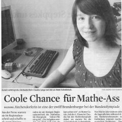 Coole Chance für Mathe-Ass